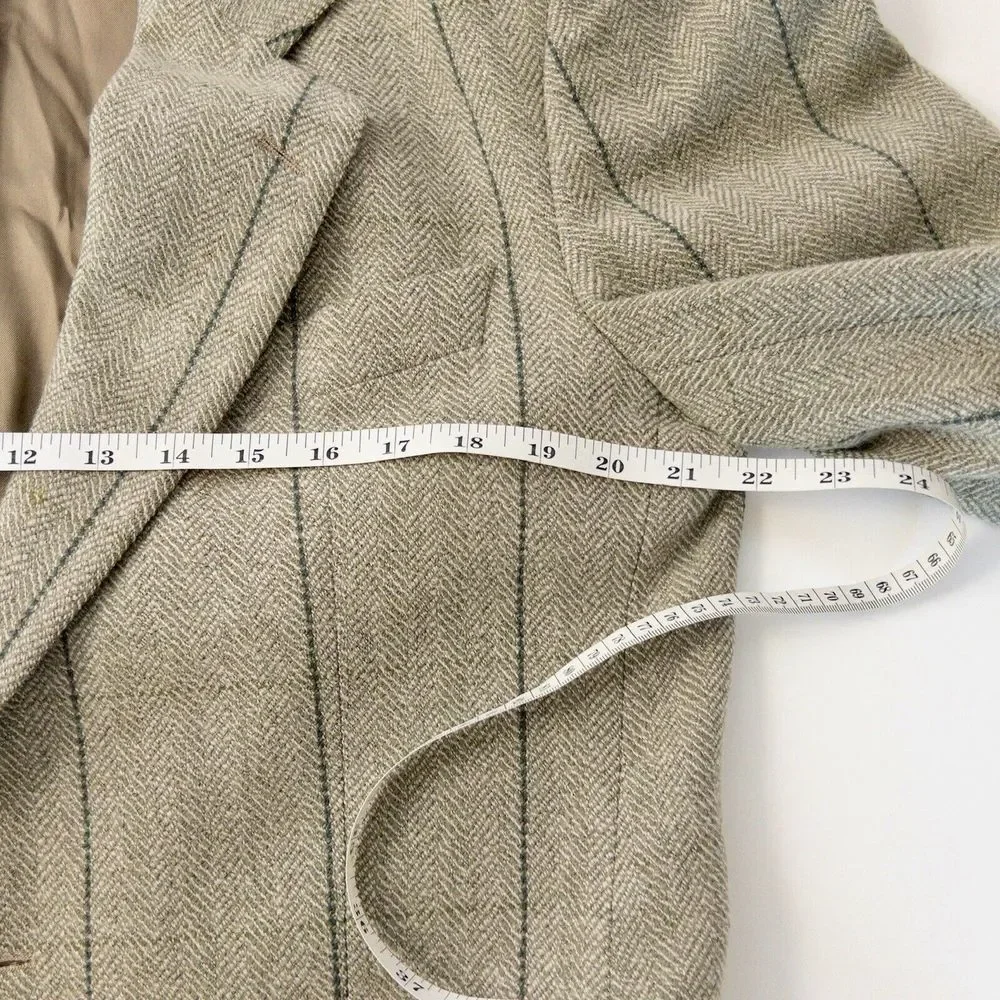 Vintage Hugo Boss‎ Sports Coat 100% Wool Swiss Made Mens 40R